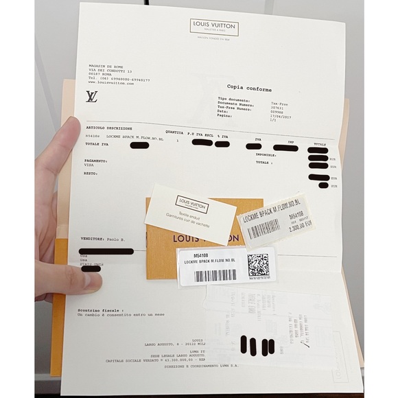 Louis Vuitton Black/White Calfskin Lockme Backpack - Picture 10 of 11